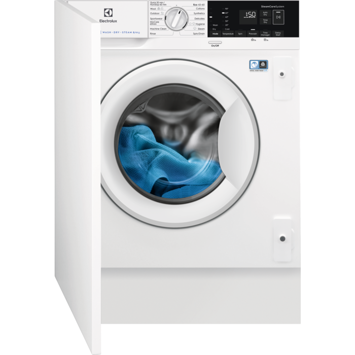 Integrated washer dryer