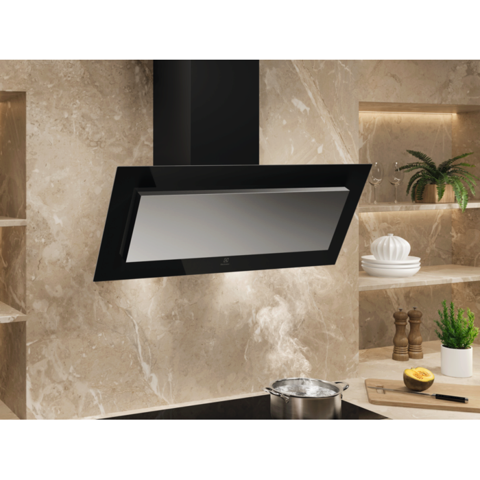 Electrolux - Black cooker hood - LFV319Y