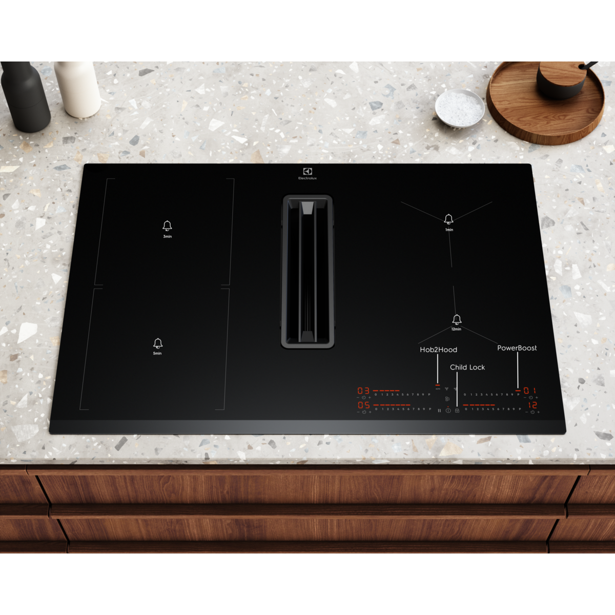 Electrolux - Combo-Hob Hood - LCC83443