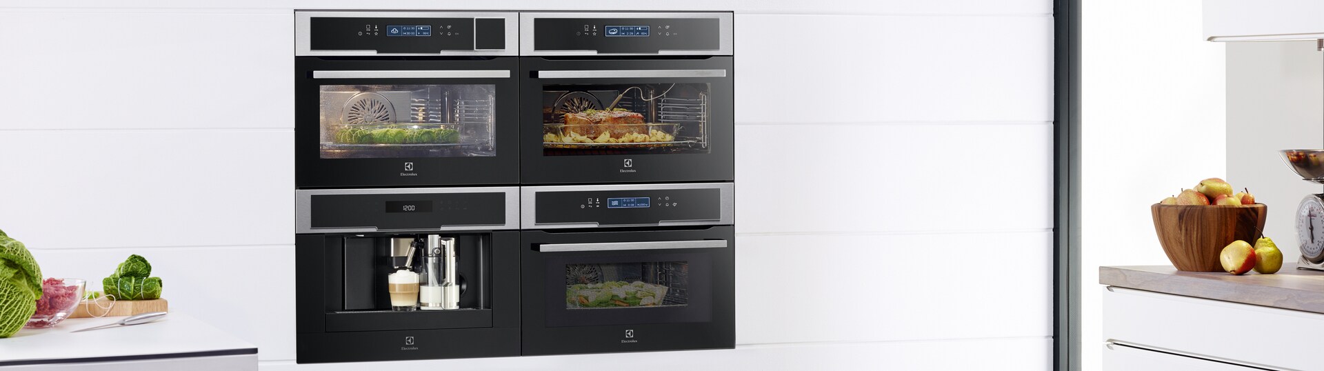 Compact built-in range